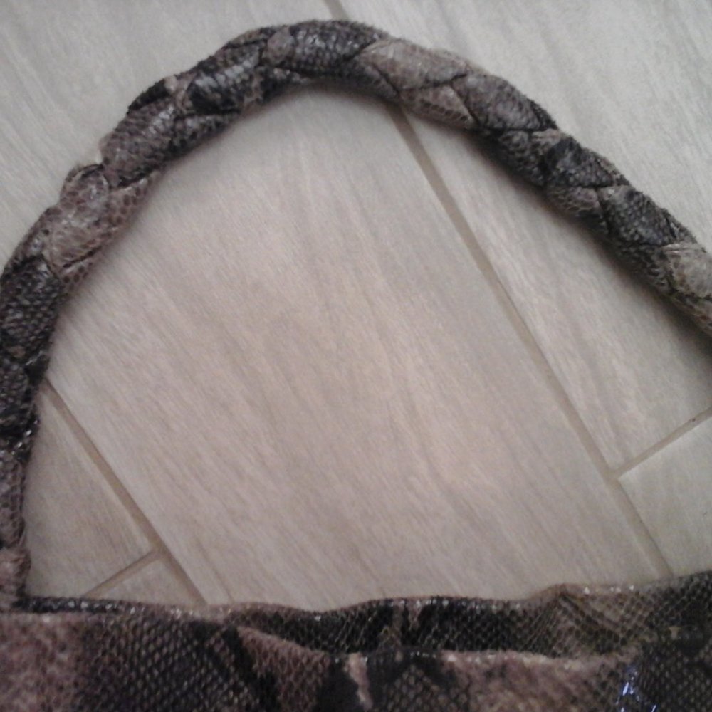 Gianni Bini Python Snake Shoulder Hobo Handbag. S… - image 3